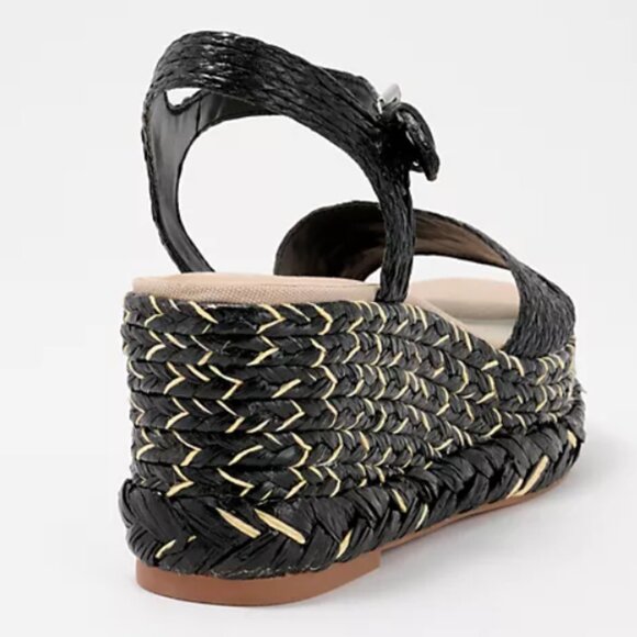 NEW DOLCE VITA Tiago Wedge Sandals in black for women 825 3m2 - Picture 5 of 9